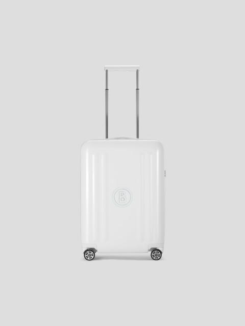 Piz small hard shell suitcase in White
