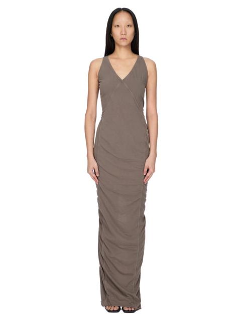 Rick Owens DRKSHDW V NECK COLUMN DRESS