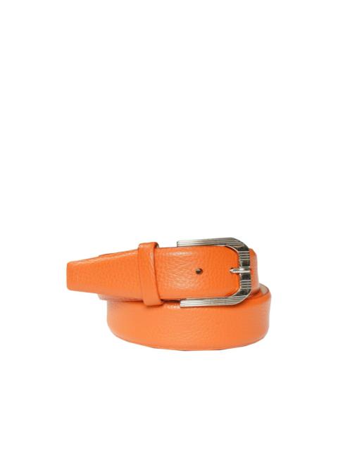 Brunello Cucinelli pebbled-leather buckle belt