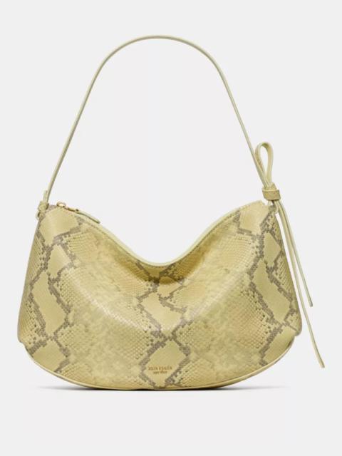 kate spade Loop Snake Embossed Large Shoulder Bag