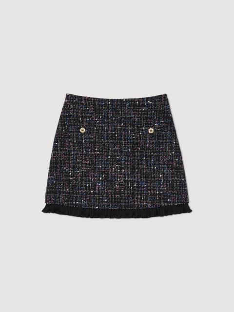 Sandro Short tweed skirt