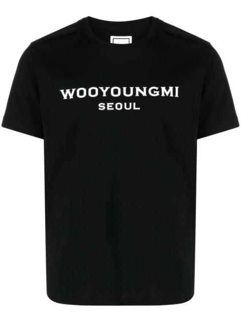 Wooyoungmi logo-print cotton T-shirt