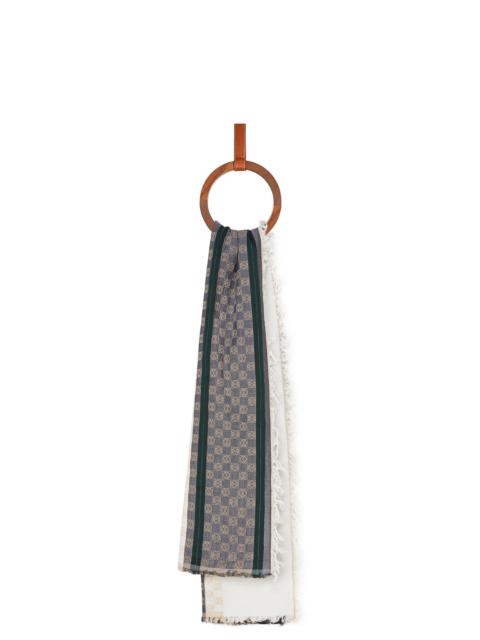 Loewe Anagram scarf in cotton