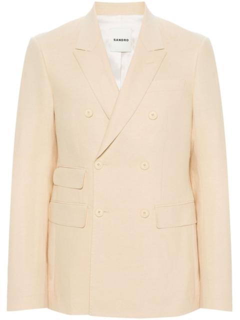 Sandro peak-lapels double-breasted blazer