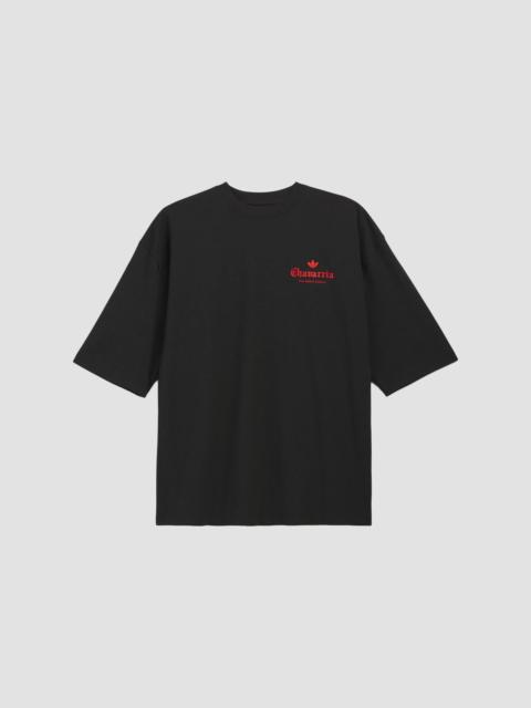 adidas Men's adidas x Willy Chavarria Dark Rose Cotton T-Shirt - Black Red