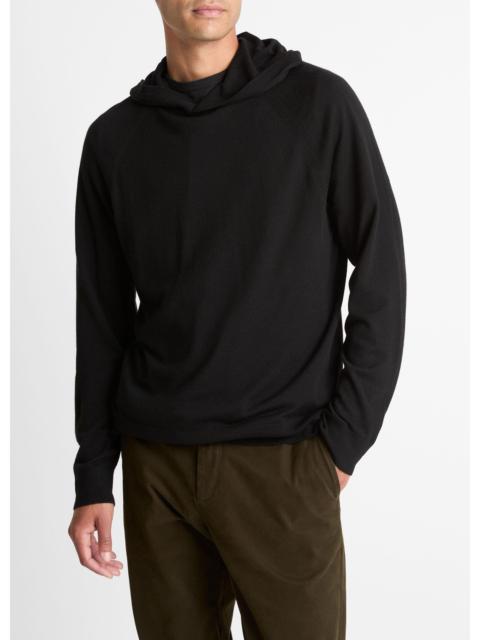Vince Featherweight Merino Wool-Cashmere Hoodie