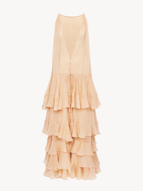 Chloé TIERED MAXI DRESS IN SILK GEORGETTE