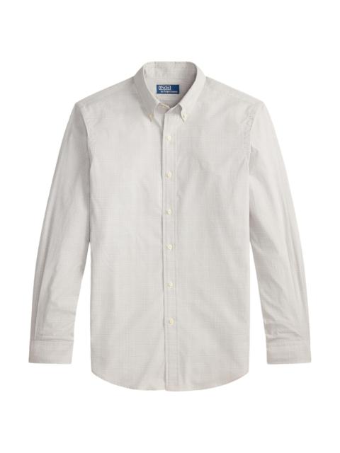Polo Ralph Lauren Men's 80s Plaid Cotton-Poplin Button-Front Shirt - Grey White