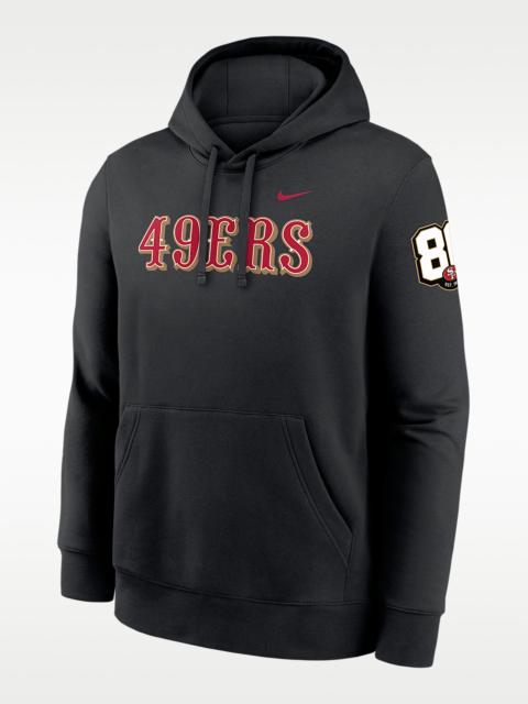 Nike San Francisco 49ers 80th Anniversary Goal Line Club Men's Nike NFL Pullover Hoodie