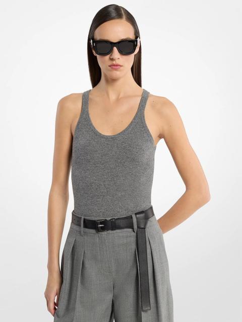 MICHAEL KORS COLLECTION Cashmere Blend Tank Top