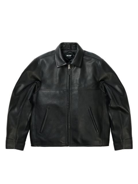 PALACE SMOKED LEATHER JACKET BLACK