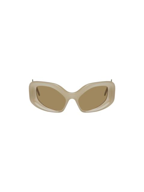KNWLS Taupe Glimmer Sunglasses
