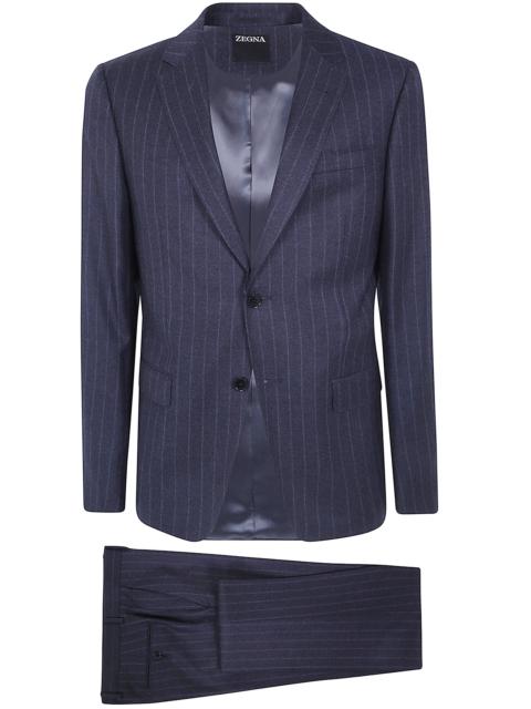 ZEGNA Suit Striped "Z Luxury Tailoring"