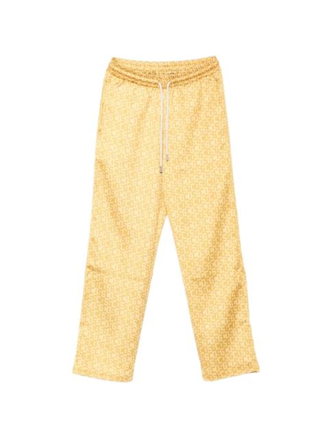 GCDS logo-print drawstring track pants
