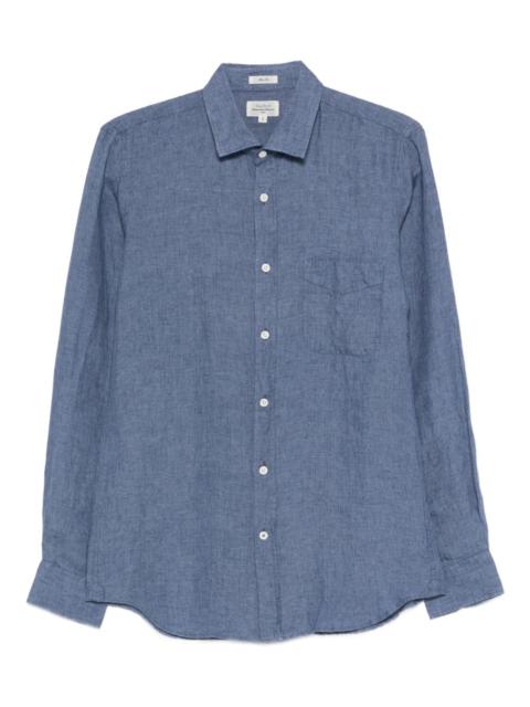 Hartford pocket linen shirt