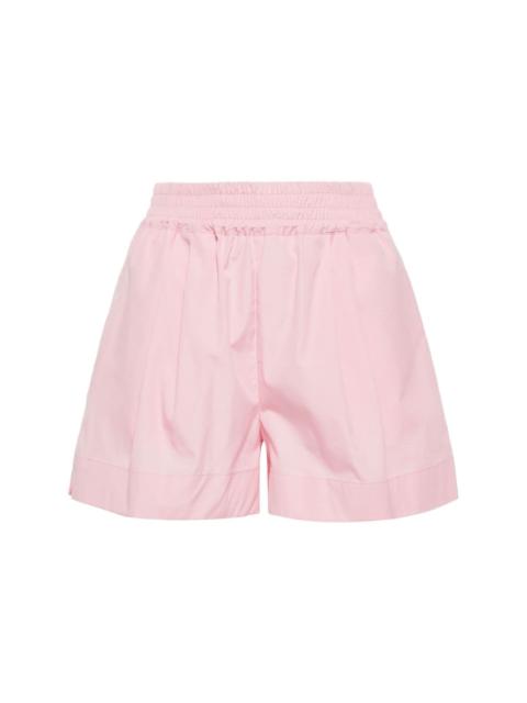 poplin organic-cotton shorts