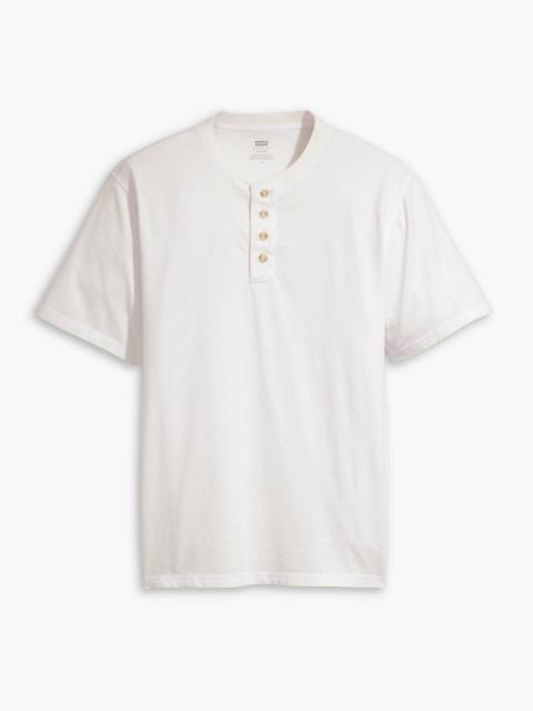 Levi's SHORT SLEEVE FOUR BUTTON HENLEY