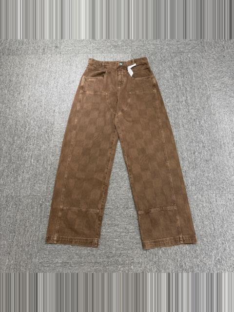 Louis Vuitton Louis Vuitton Plaid Denim Jeans