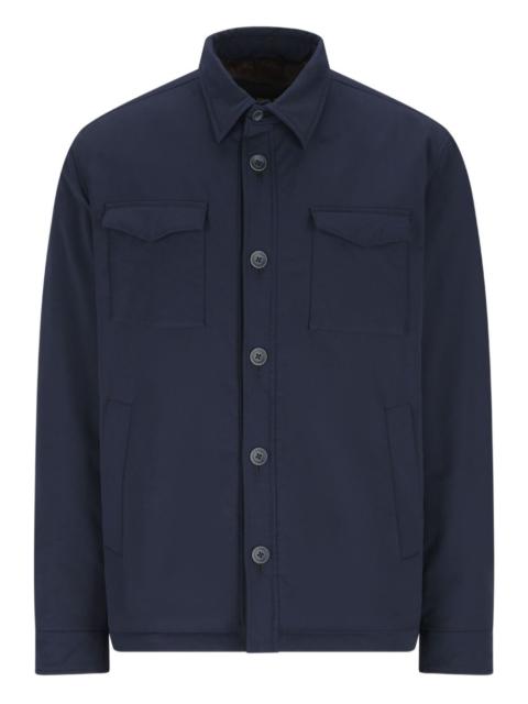 Herno flap-pocket buttoned overshirt