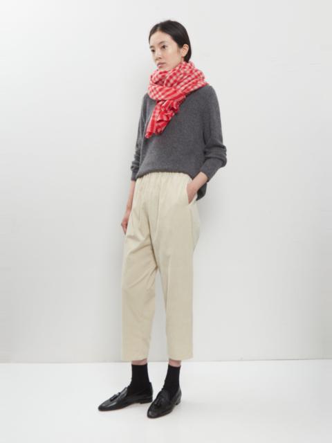 apuntob Check Cashmere Scarf — Raspberry Cloud