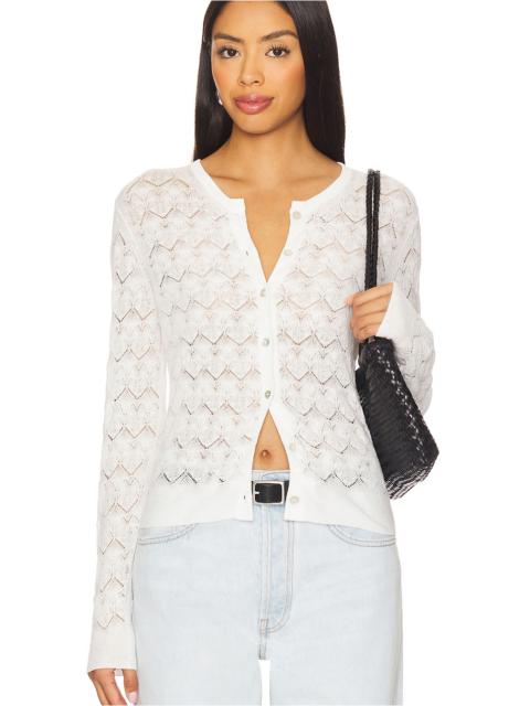 Vince Lace Stitch Cardigan