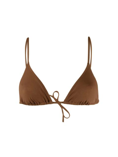 Mouna triangle-cup bikini top
