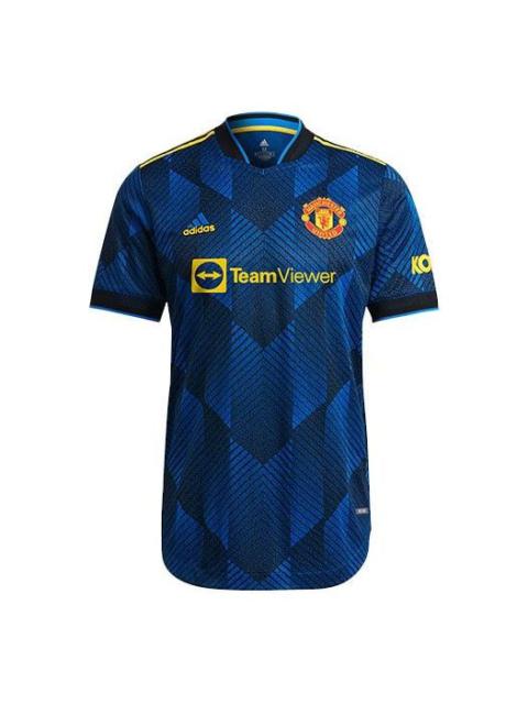 adidas 21-22 Season Player Edition Soccer/Football Sports Short Sleeve Jersey Manchester United Away