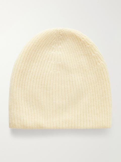SECOND/LAYER Ribbed Wool and Cashmere-Blend Beanie Yellow