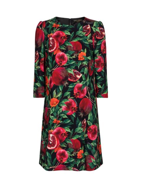 Dolce & Gabbana Pomegranate-printed minidress