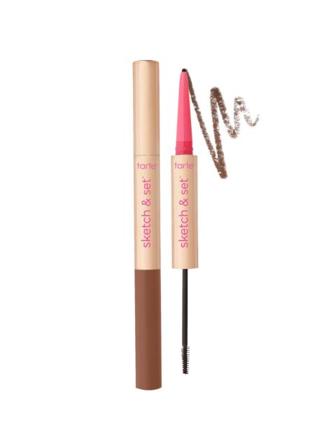 Tarte Cosmetics tarte Big Ego Sketch Set Eyebrow Definer Pencil & Tinted Gel 2 piece - Medium Brown
