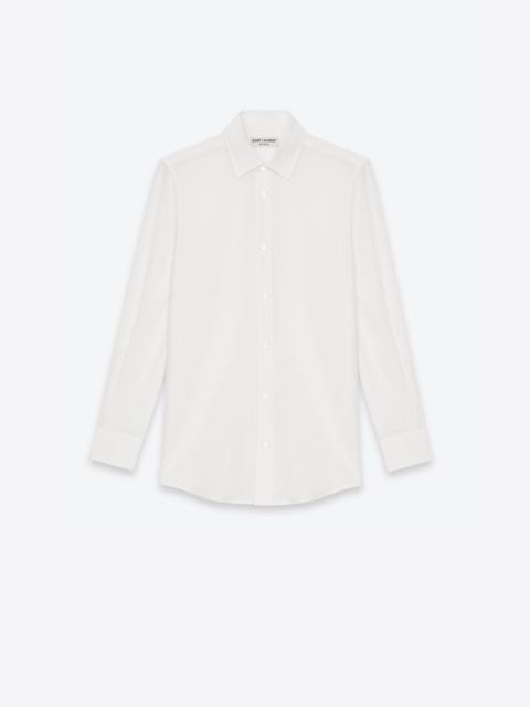 SAINT LAURENT shirt in silk crêpe