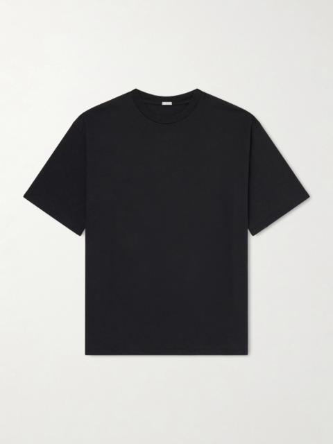 A.PRESSE Cotton and Cashmere-Blend T-Shirt