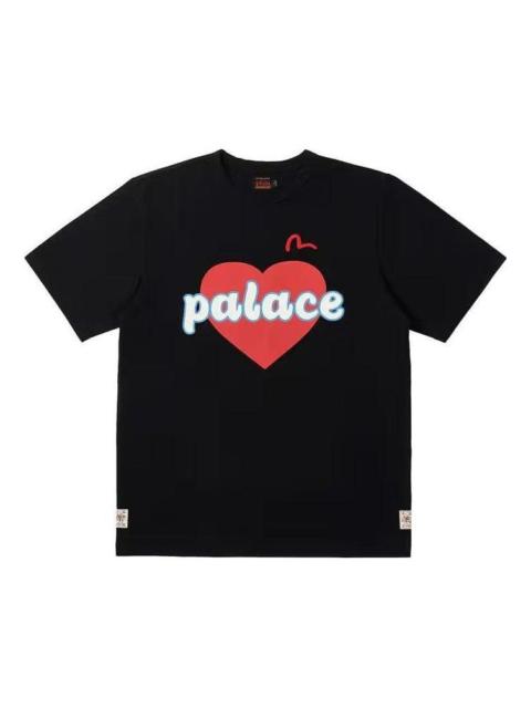 PALACE Palace x Evisu Heart T-Shirt 'Black' P24EVES005