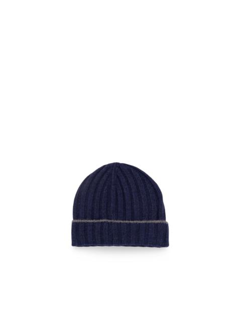 Brunello Cucinelli Cashmere Rib Knit Beanie