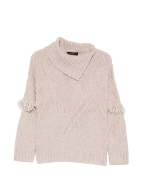 Max Mara Mastro fringed sweater