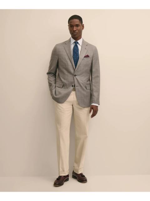Brooks Brothers Classic Fit Wool Overcheck Glen-Plaid Sport Coat