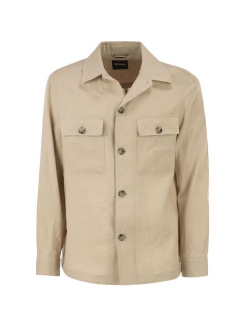 BOSS relaxed-fit shirt jacket