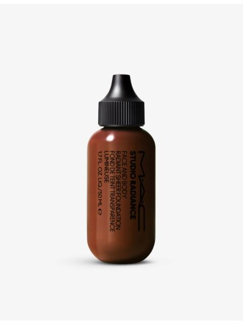 MAC Cosmetics Studio Radiance Face and Body Radiant Sheer foundation 50ml