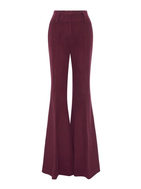 GABRIELA HEARST Rhein Pant in Plum Cashmere Wool Corduroy