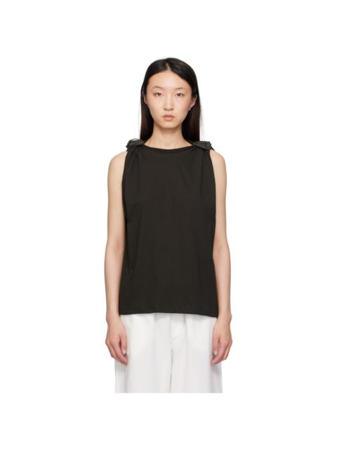 BASERANGE Brown Rodo Tank Top