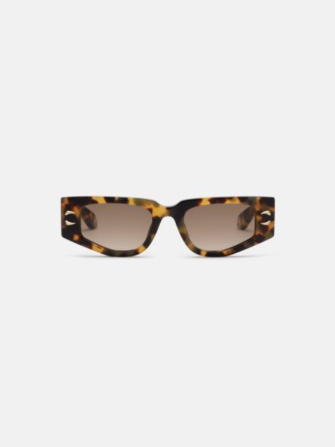 Roberto Cavalli Sunglasses with rectangular front and fangs