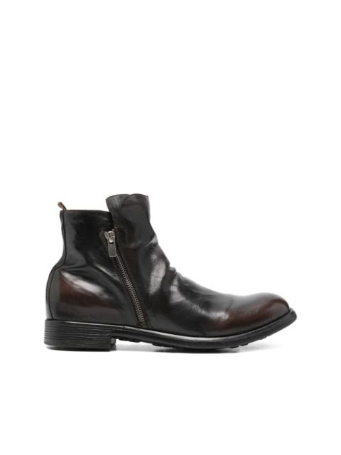 OFFICINE CREATIVE 30mm Chronicle zip leather boots
