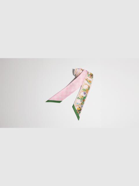 GUCCI Printed GG silk twill jacquard ribbon