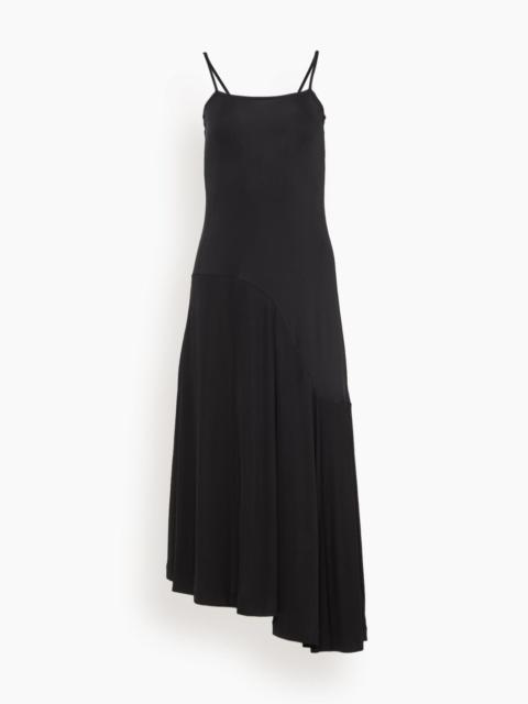 Contour Seam Dress in Black