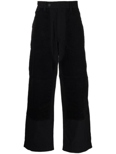 four-pocket straight-leg trousers