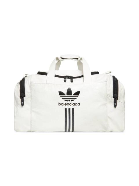 BALENCIAGA Men's Balenciaga / Adidas Gym Bag  in White