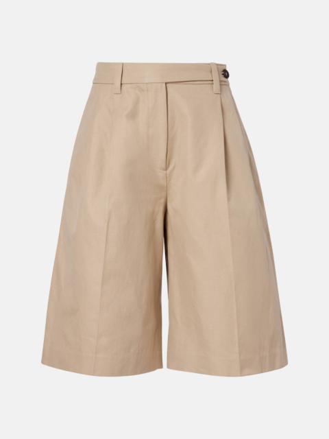 Brunello Cucinelli Cotton and linen shorts