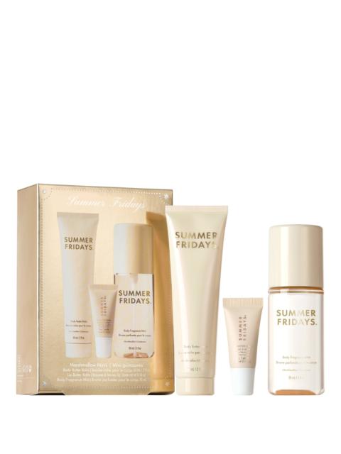 SUMMER FRIDAYS Summer Fridays Travel Body Set: Marshmallow Minis
