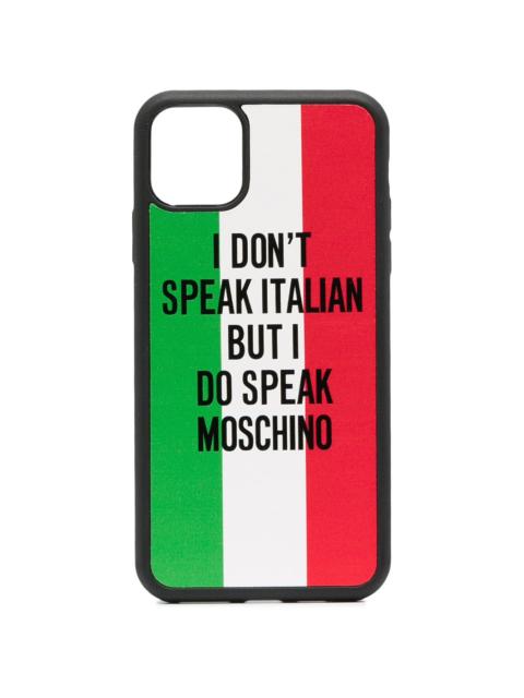 slogan-print iPhone 11 Pro Max case