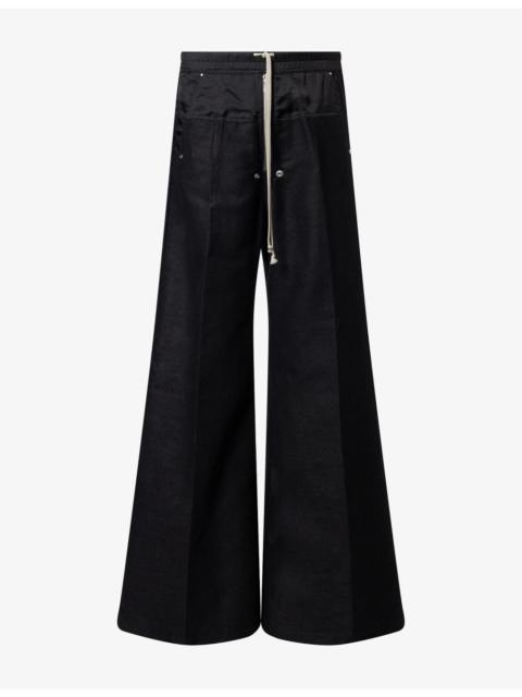 Rick Owens Bela Wide-Leg Cotton-lend Trousers